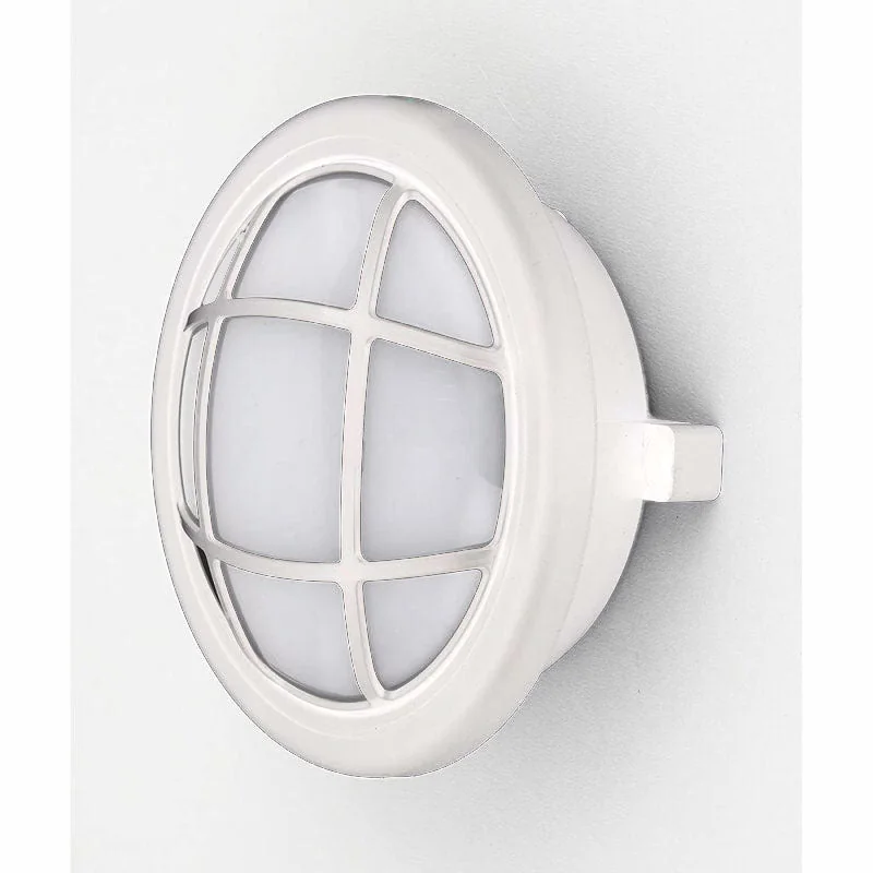Odense LED Außen Decken-/Wandleuchte IP65 weiß 10W 750lm – inkl. Gitter & Blende