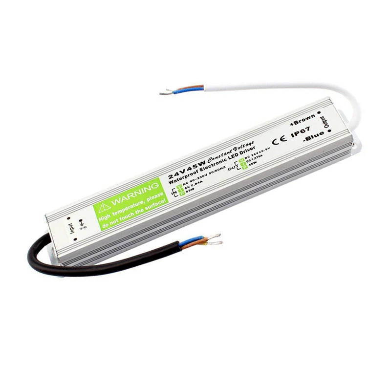 wasserdichter LED-Treiber AC 110-230V in DC 24V 45W Netzteil IP67 transformator~ 2845