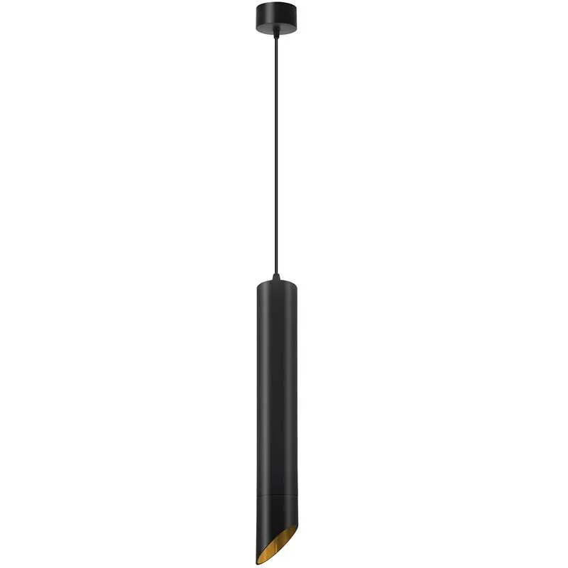 Ledsone Zylinder Pendelleuchte Schwarz-Gold GU10 ~2613