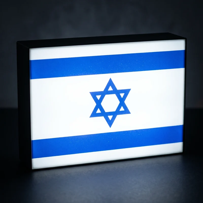 Israel Flagge Lampe