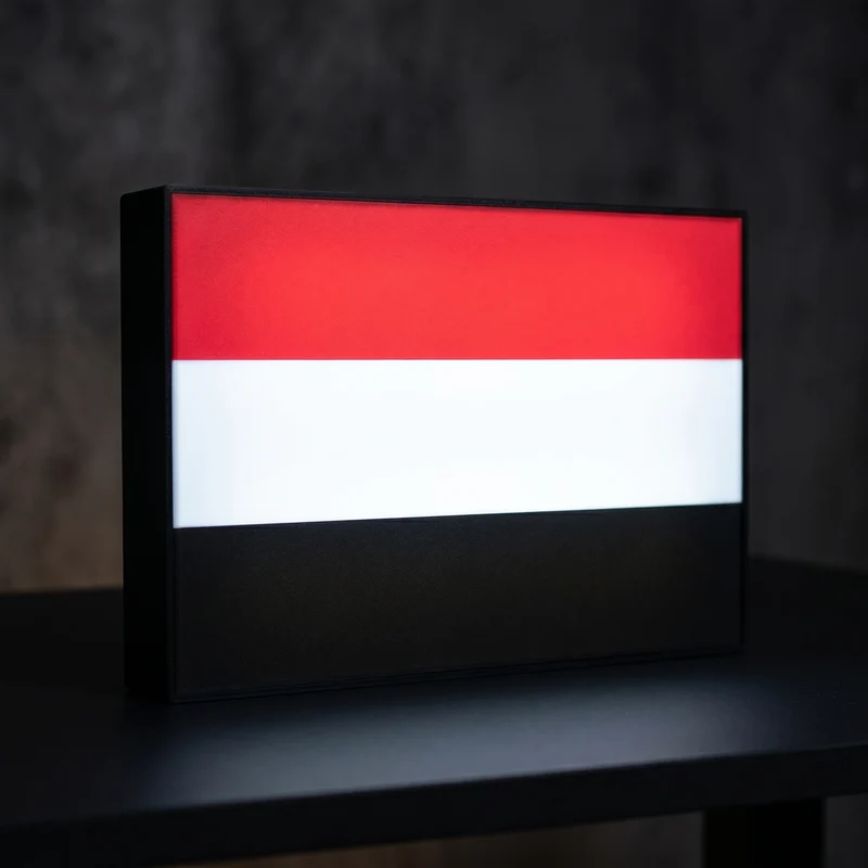 Jemen Flagge Lampe