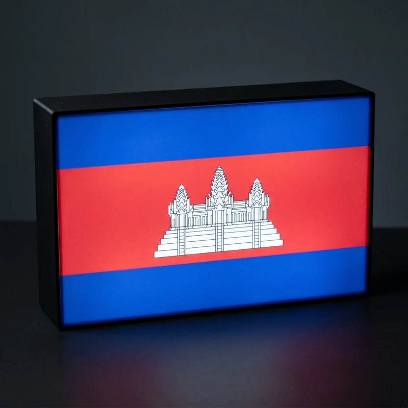 Kambodscha Flagge Lampe
