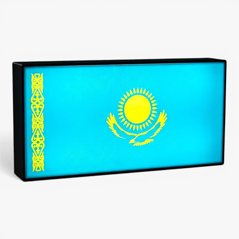 Kasachstan Flagge Lampe