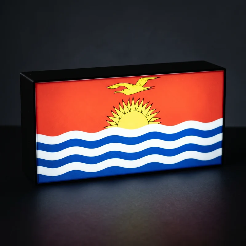 Kiribati Flagge Lampe