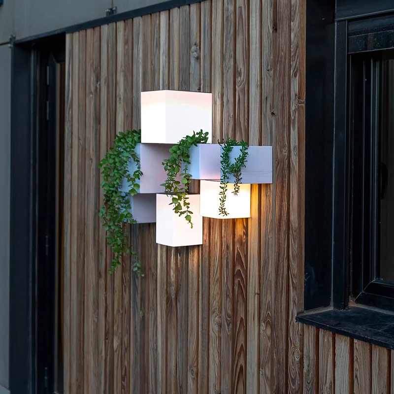 Wandleuchte mit Solarladung WALLY