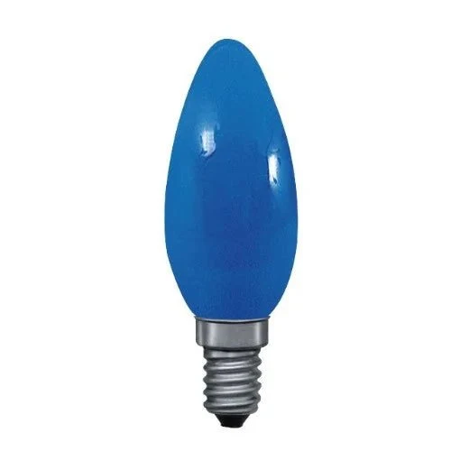 Deco Glühlampe Kerze E14 blau 25W – dimmbar | Paulmann 402.24