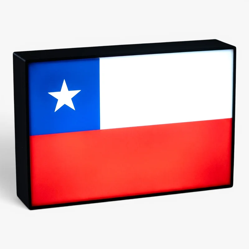 Chile Flagge Lampe