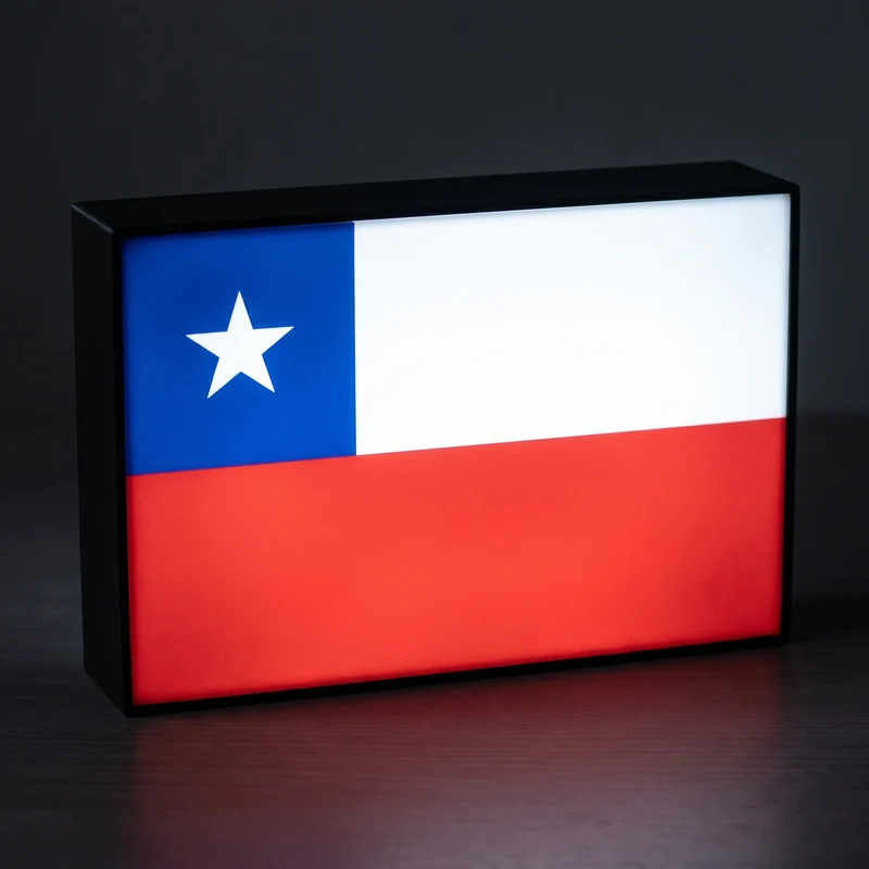 Chile Flagge Lampe