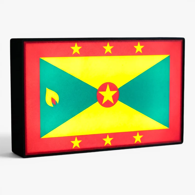 Grenada Flagge Lampe