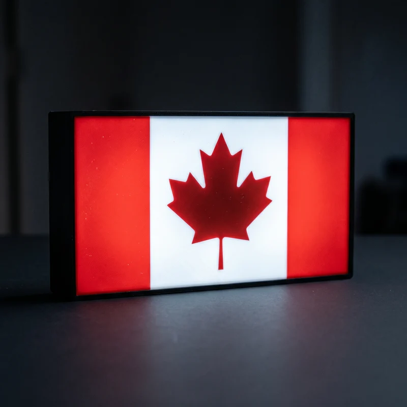 Kanada Flagge Lampe