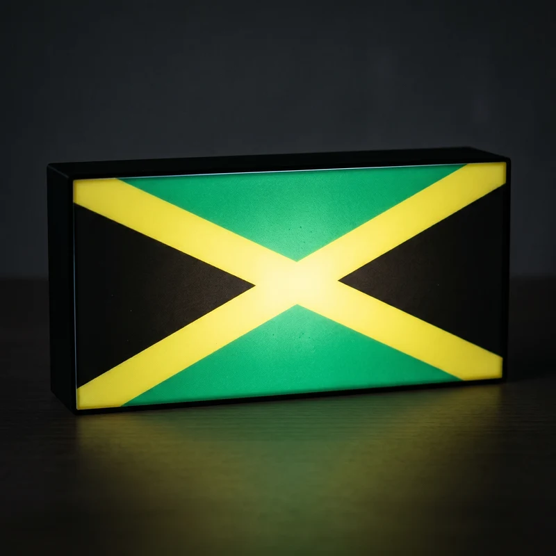 Jamaika Flagge Lampe