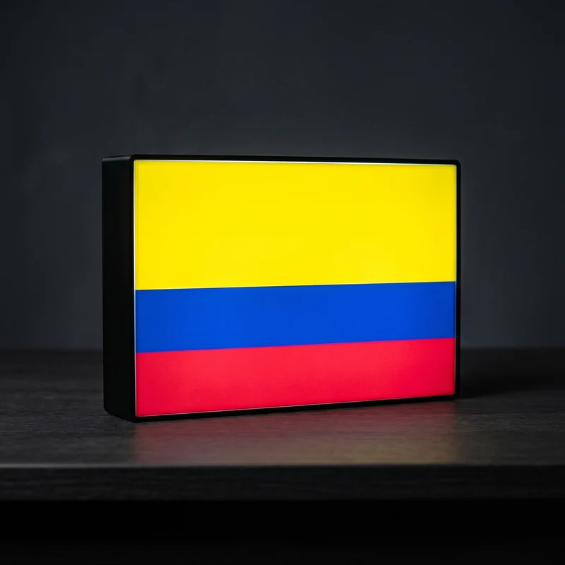Kolumbien Flagge Lampe