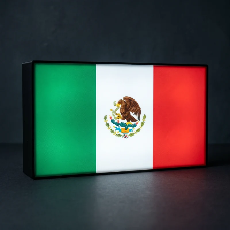 Mexiko Flagge Lampe