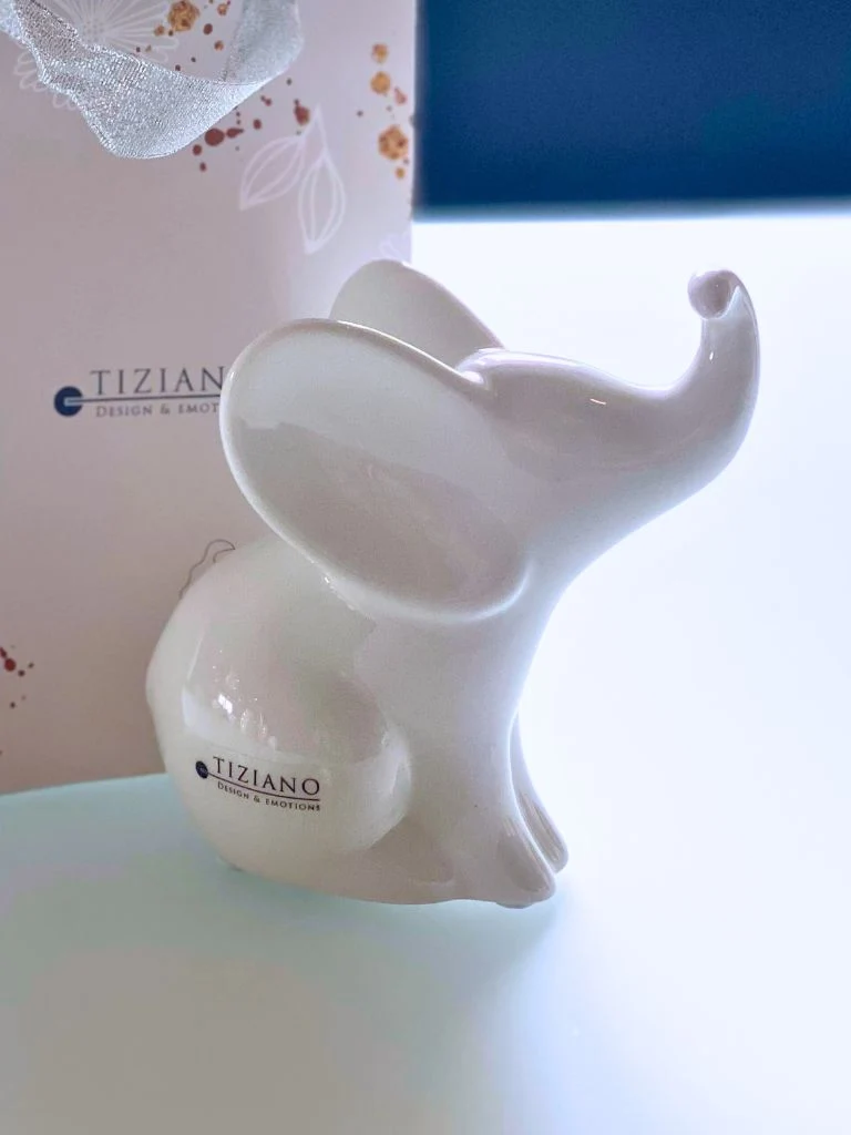 Geschenktüte Elefant Leon sitzend