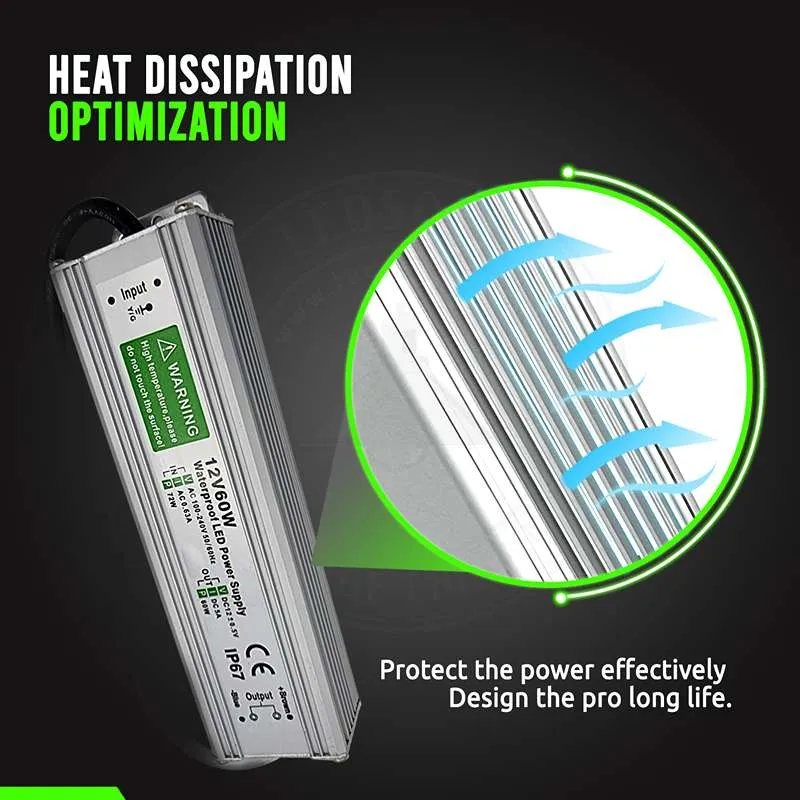 LED Transformator 12V DC IP67 wasserdicht 29,16A | 350W ~2840