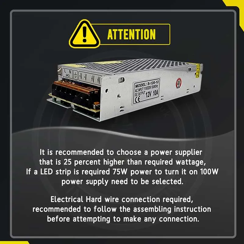12V LED-Transformator 15W Stabiles Netzteil IP20 ~2839