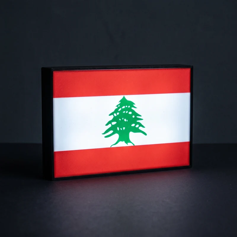 Libanon Flagge Lampe
