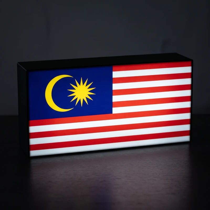Malaysia Flagge Lampe