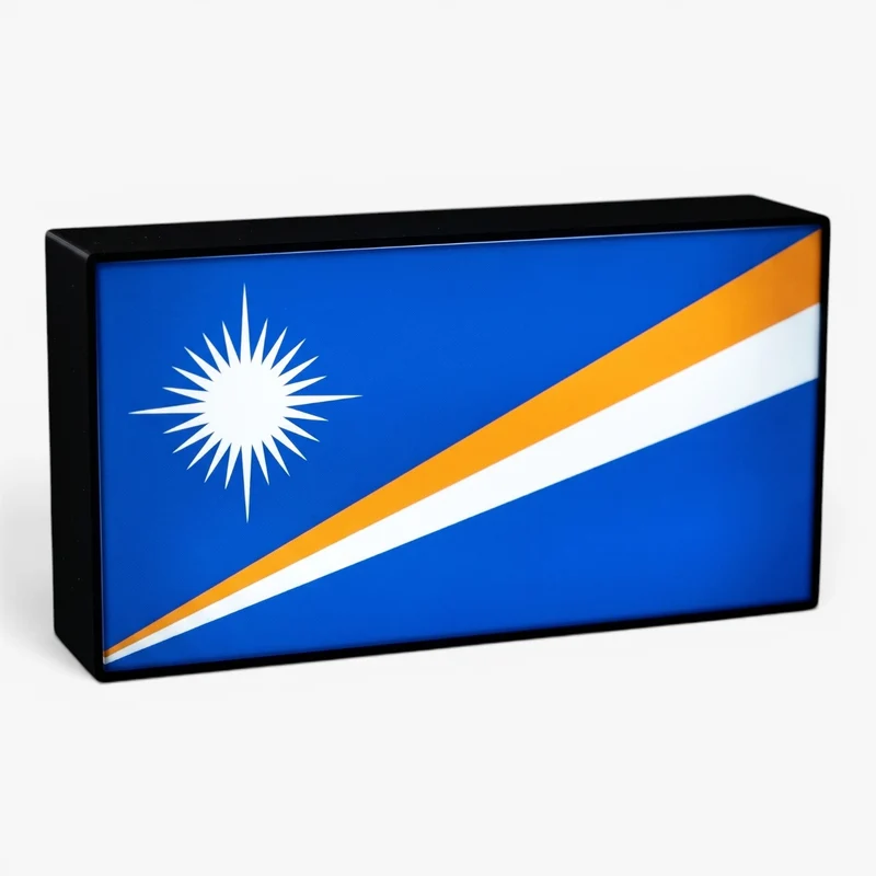 Marshallinseln Flagge Lampe
