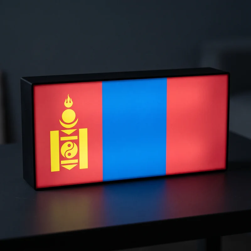 Mongolei Flagge Lampe