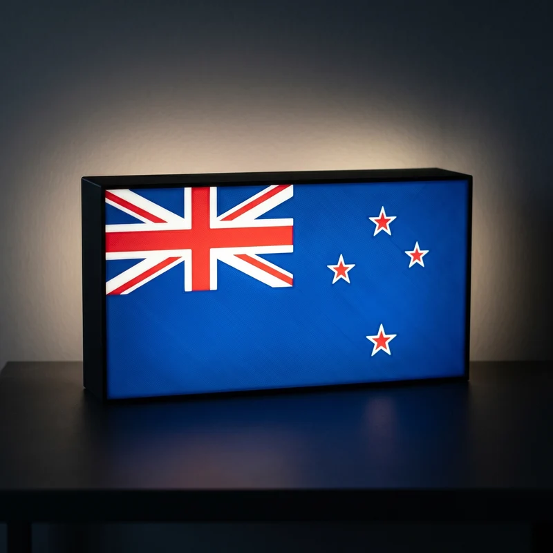 Neuseeland Flagge Lampe