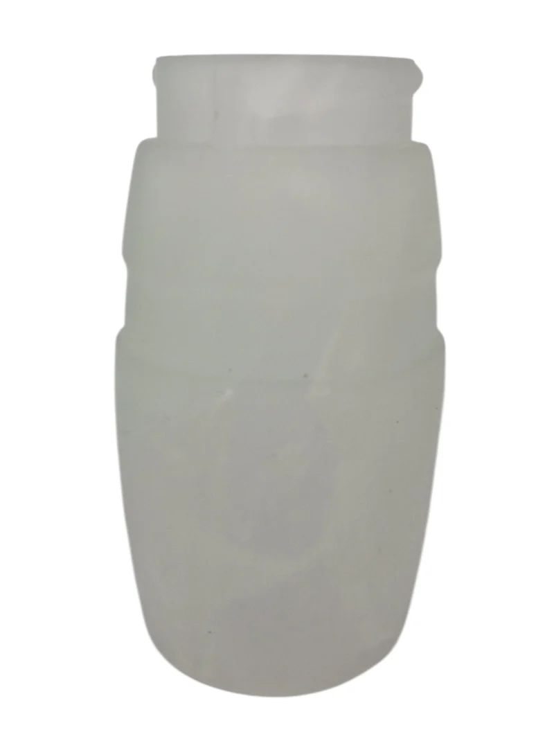 Glasschirm Alabaster weiß G4 G9 GY6,35 Loch 23mm 7cm hoch – Lampenglas Ersatzglas