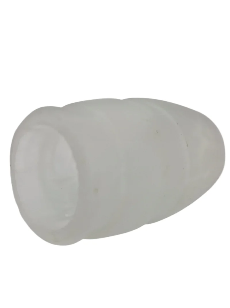 Glasschirm Alabaster weiß G4 G9 GY6,35 Loch 23mm 7cm hoch – Lampenglas Ersatzglas