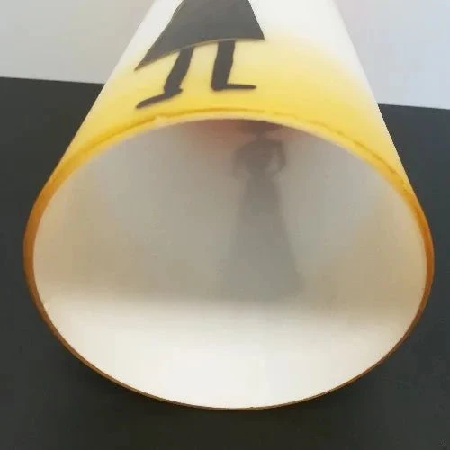 Zylinder Lampenglas E27 – Ersatzglas in Orange für Pendel- und Tischleuchten