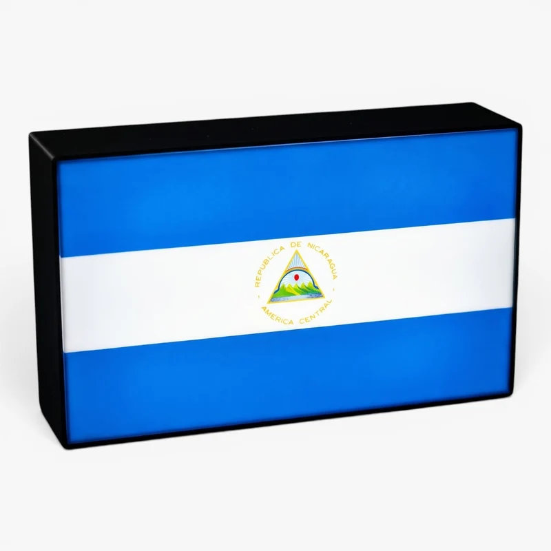 Nicaragua Flagge Lampe