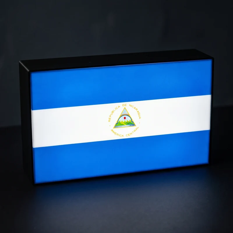 Nicaragua Flagge Lampe