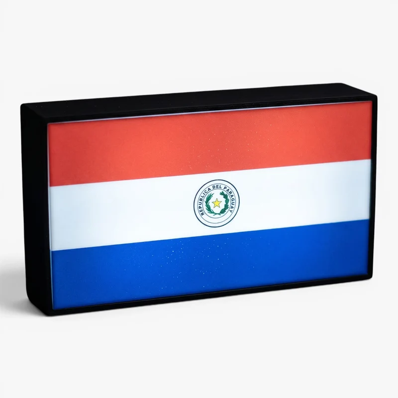 Paraguay Flagge Lampe