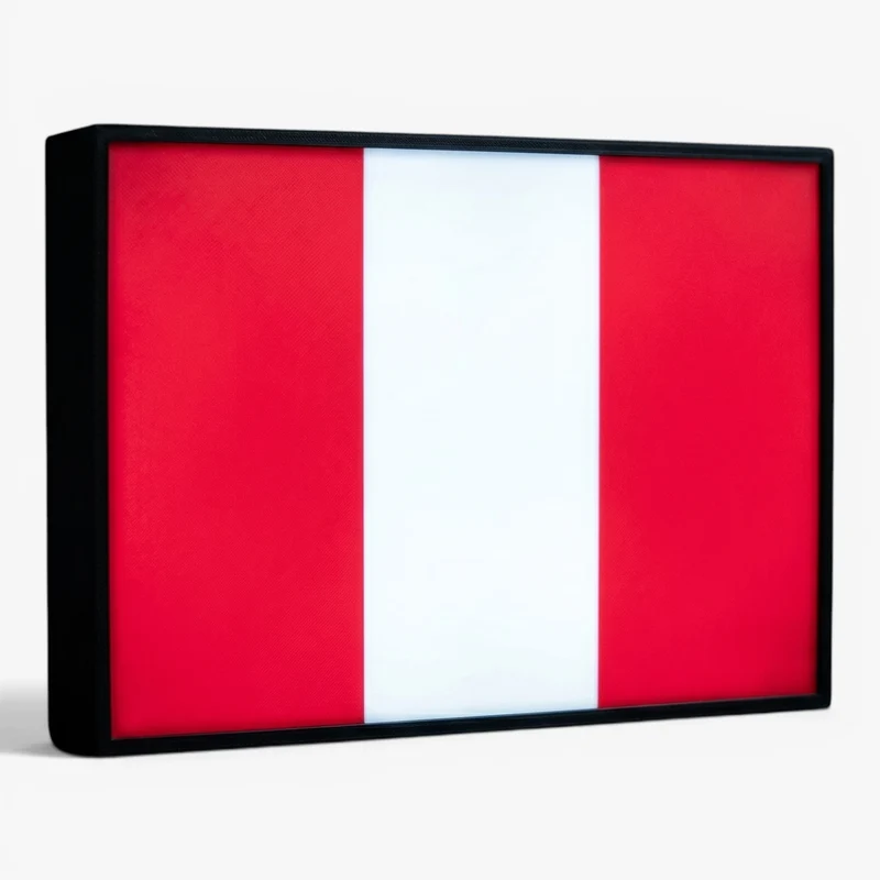 Peru Flagge Lampe