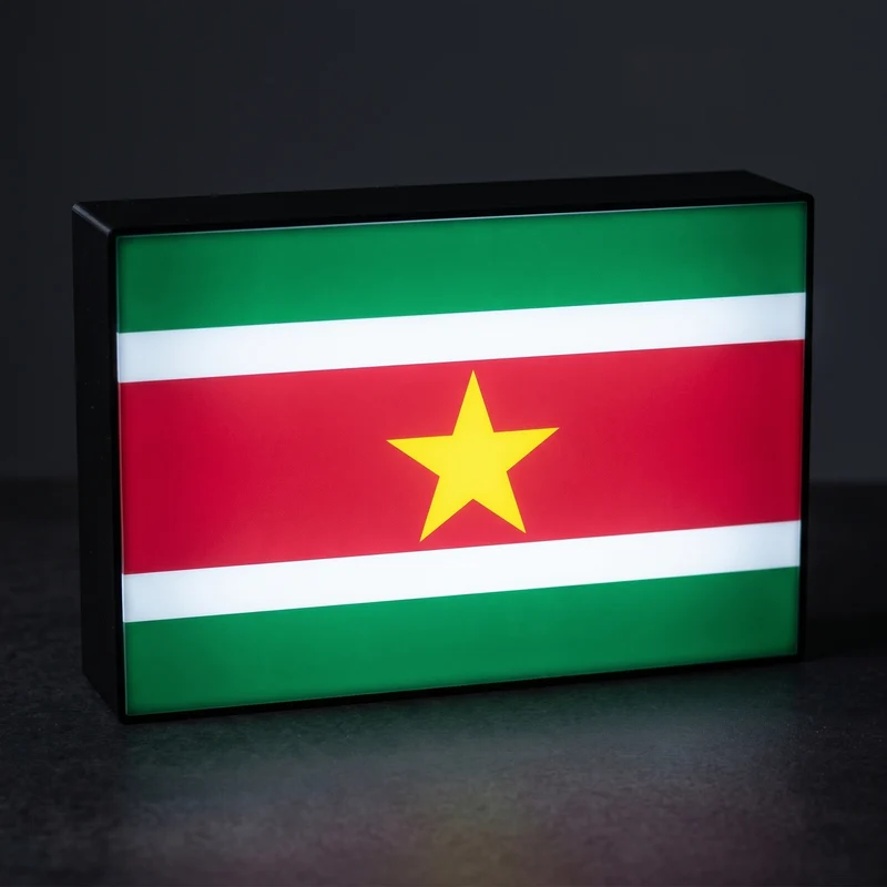 Suriname Flagge Lampe
