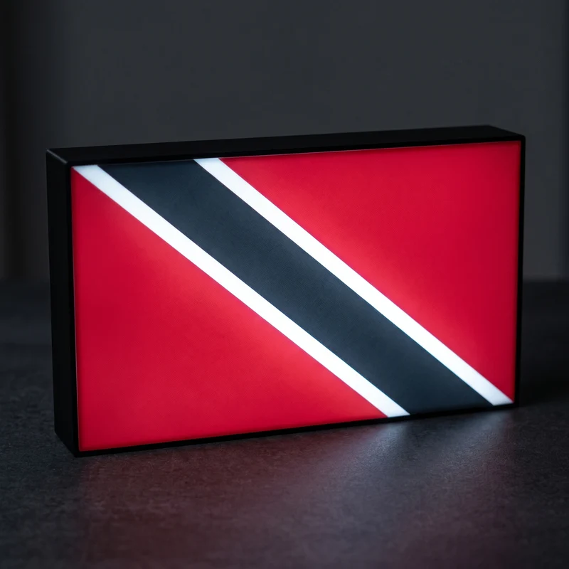 Trinidad und Tobago Flagge Lampe