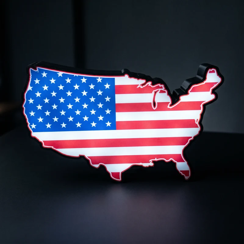 USA Flagge Lampe