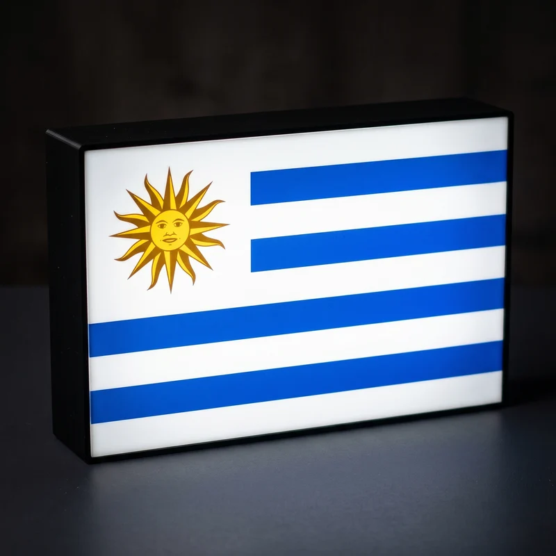 Uruguay Flagge Lampe