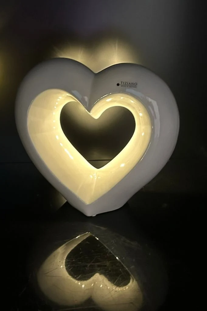 Dekoherz Cuora LED creme-weiß