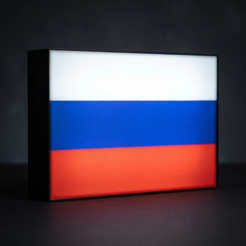 Russland Flagge Lampe