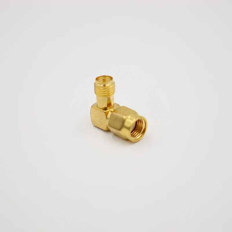 SMA Verbinder, SMA Stecker auf SMA Buchse, 90 Grad