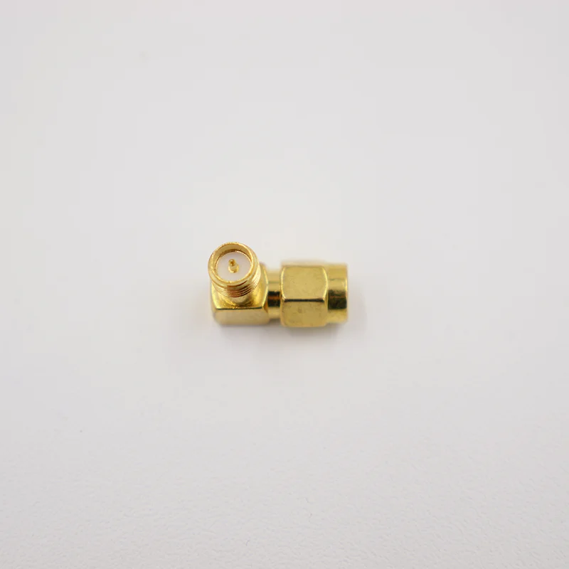 SMA Verbinder, SMA Stecker auf SMA Buchse, 90 Grad