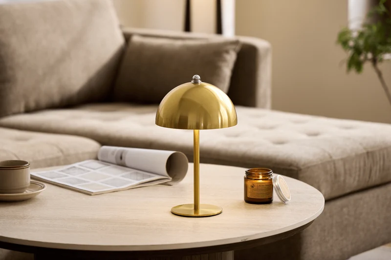 Bloom Tischleuchte Gold