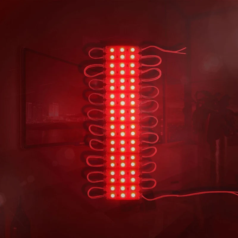 12V LED Module Rot (10er Set) – SMD für Werbung & Schilder ~1751