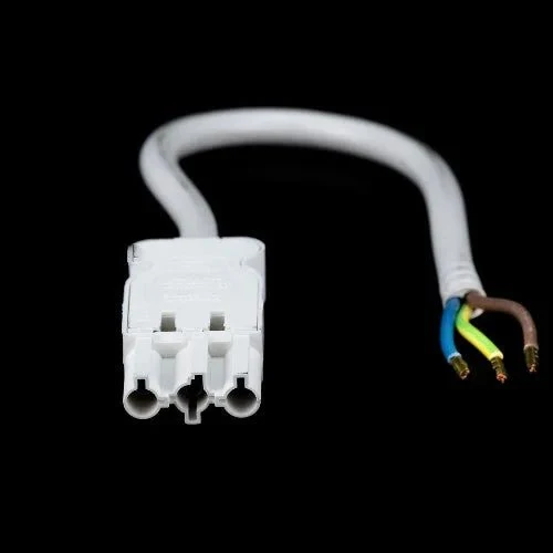 Anschlußkabel mit Wieland Stecker 50 cm weiß | EVOTEC Elektrotechnik