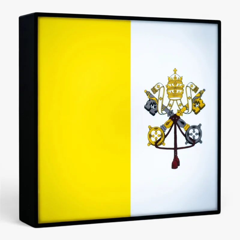 Vatikanstadt Flagge Lampe