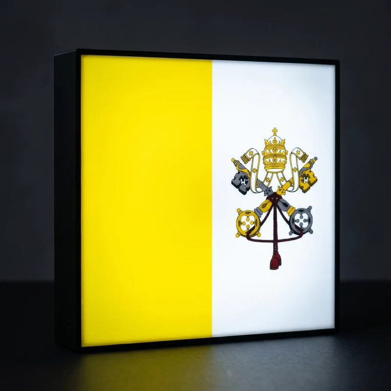 Vatikanstadt Flagge Lampe