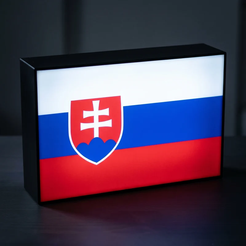 Slowakei Flagge Lampe