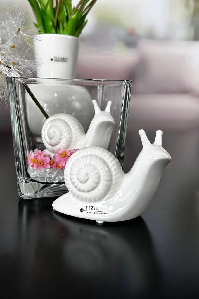 Dekoset Glas Alone mit Schnecke Berta