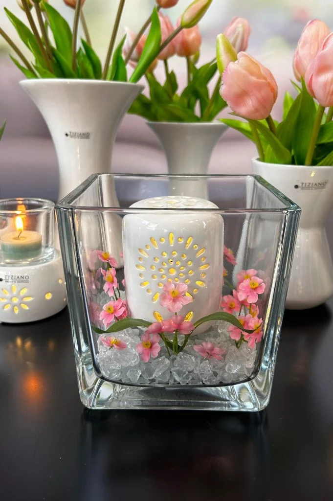 Dekoset Glas Alone mit LED Bolero-Mariola