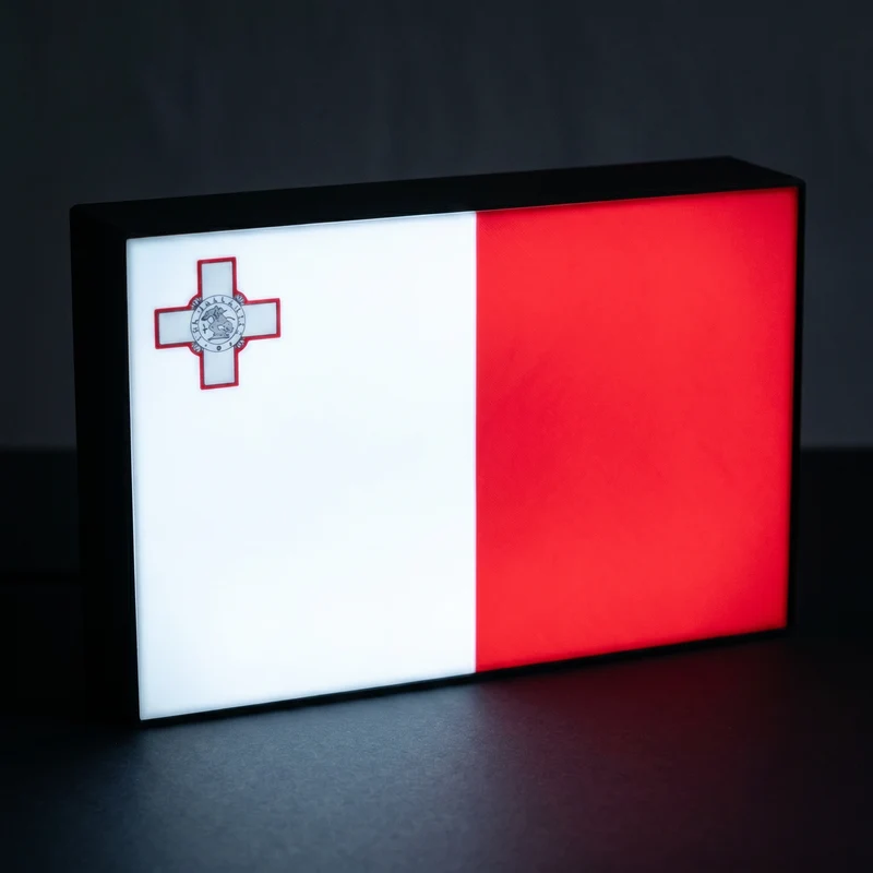 Malta Flagge Lampe