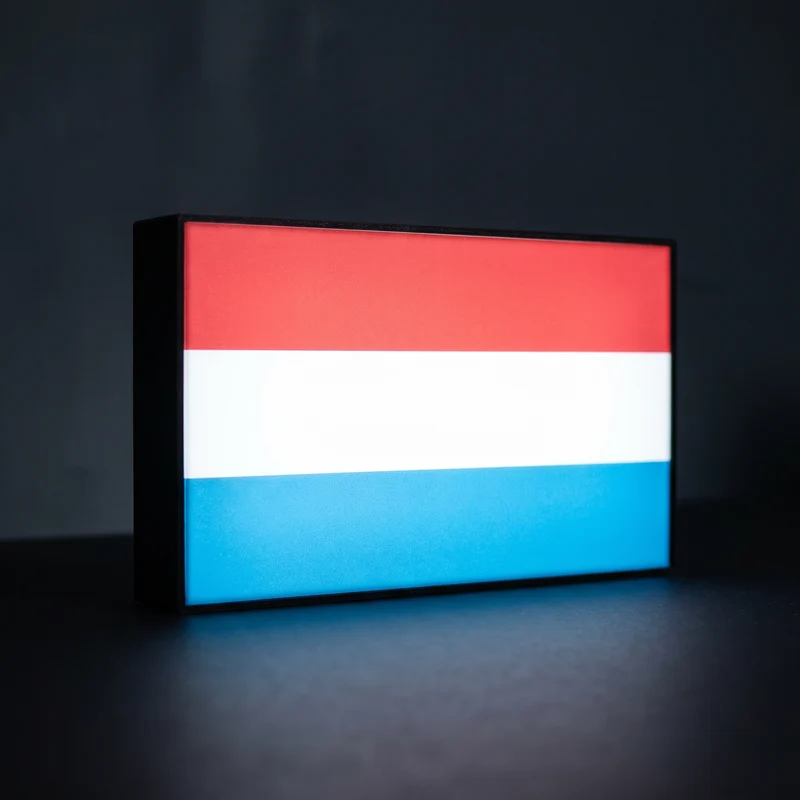 Luxemburg Flagge Lampe